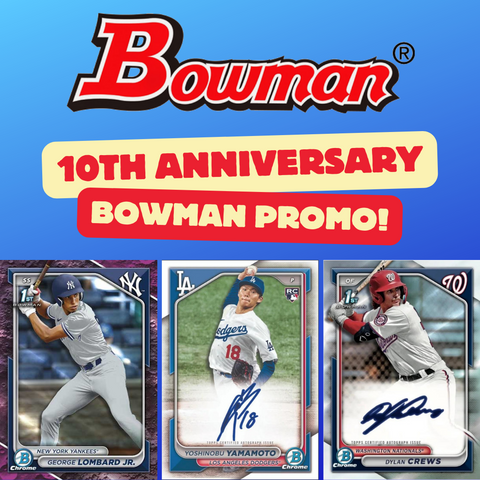 Jaspy's Turns 10! 10th Anniversary Bowman Promo! Details inside!