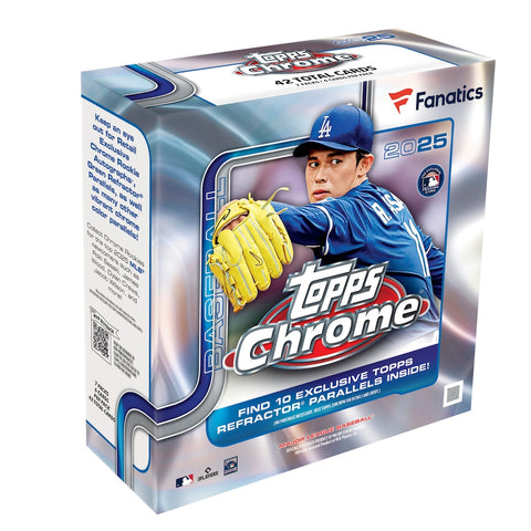 *5x INCEPTION SPOT GIVEAWAY* 2025 Topps Chrome Mega Fanatics Exclusive 1-Box Break #1 *RT*