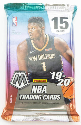 *4x FANATICS JERSEY SPOT GIVEAWAY* 2019-20 Panini Mosaic Basketball Hobby 1-Pack Break #607 *RT*