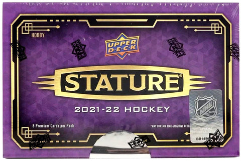*3x HOCKEY MIXER SPOTS GIVEAWAY* 2021/22 Upper Deck Stature Hockey 1-Box *RT* #1