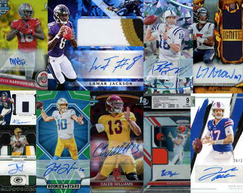 2024 Hit Parade Football Autographed Card Limited Series 32 - Dual Case Break #1 *RT*