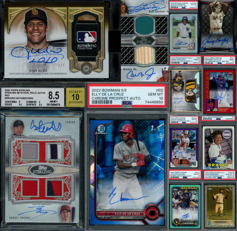 DUAL CASE BREAK! 1X 2025 Hit Parade Baseball Card Sapphire Series 1 + 1x 2024 Hit Parade Baseball Platinum Series 13 #1 *RT*