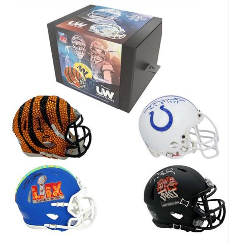2025 FANATICS UNDER WRAPS NFL AUTOGRAPHED MINI HELMETS 5-BOX BREAK #3 *RANDOM DIVISION*