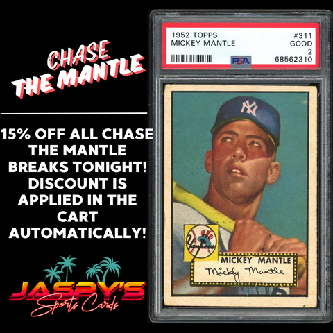 15% OFF CHASE THE MANTLE BREAKS/FILLERS TONIGHT! DISCOUNT SHOWN IN CART!