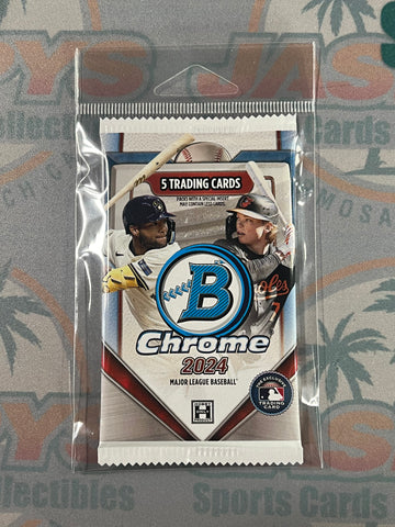 BOGO! BUY ONE GET ONE! *9x TEAM GIVEAWAY 2024 BOW-CHRO PYT #18* 2024 BOWMAN CHROME HOBBY 1-PACK *RT* #11