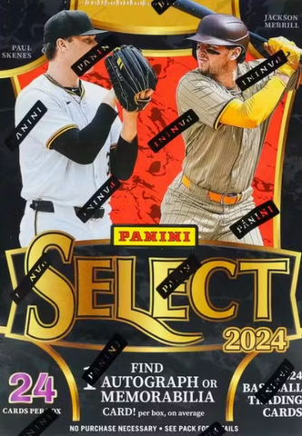 *4x HIT PARADE SURGE BASEBALL RT SPOT GIVEAWAY* 2024 Panini Select Hobby Blaster 1-Box Break #1 *RT*