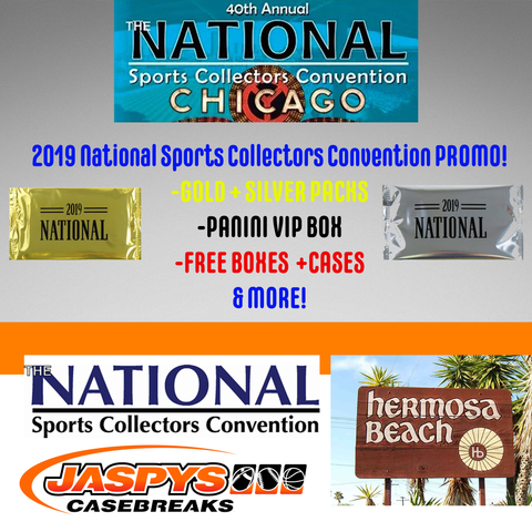 *$$THOUSANDS$$ IN PRIZES!* Jaspy's 2019 National Sports Collectors Convention Promo (IN HERMOSA BEACH)!